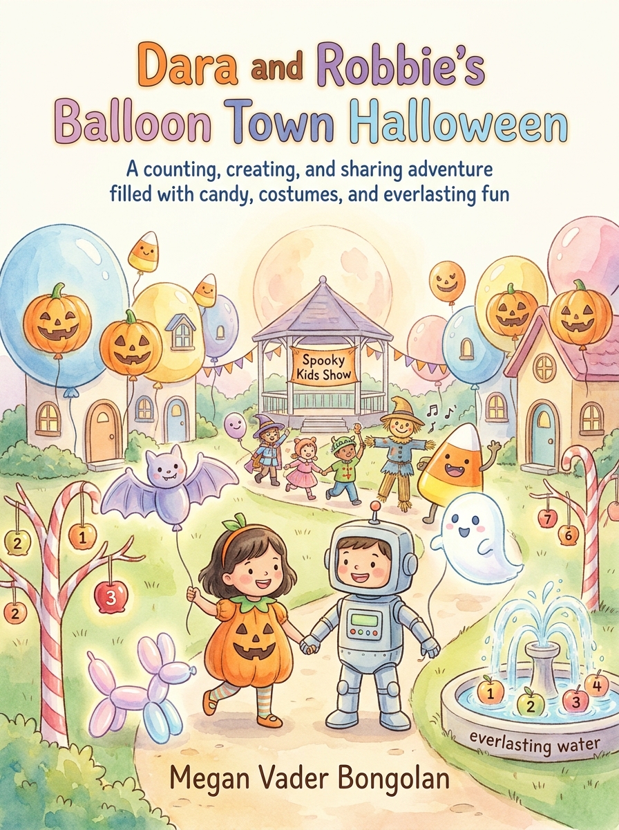Dara and Robbie’s Balloon Town Halloween