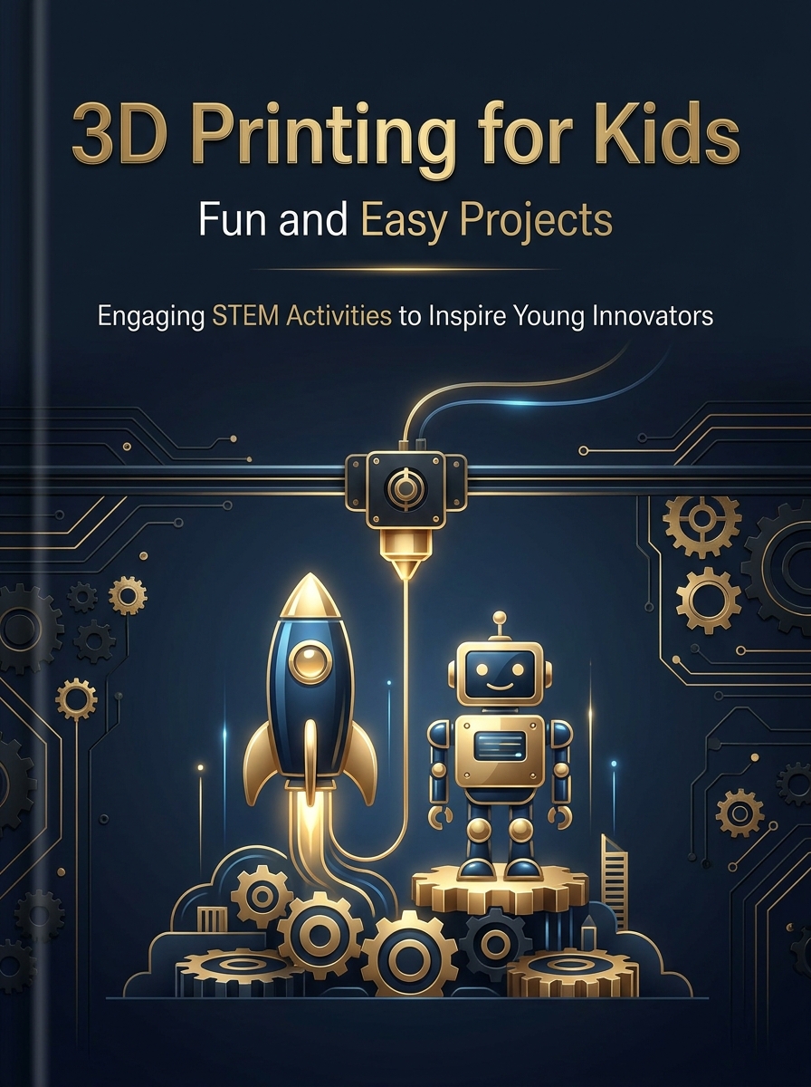 Cover of 3D Printing for Kids: Fun and Easy Projects